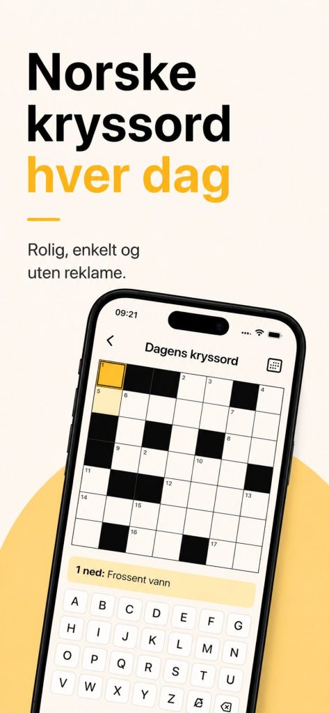 Dagens Kryssord iPhone Screenshots screenshot 1
